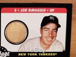 02 UD Vintage game used bat Babe Ruth Joe DiMaggio Mickey Mantle Reggie Jackson