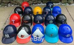 (17) Vtg LAICH Souvenir Baseball Batting Helmets Braves Blue Jays Marlins USA