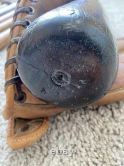 1890s-1900s Antique Vtg Baseball Bat Town Hall Thick Barrel Lathe Marks Turned 1890s-1900s Antique Vtg Baseball Bat Town Hall Thick Barrel Lathe Marks Turned
