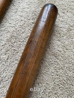 1890s-1900s Antique Vtg Baseball Bat Town Hall Thick Barrel Lathe Marks Turned 1890s-1900s Antique Vtg Baseball Bat Town Hall Thick Barrel Lathe Marks Turned