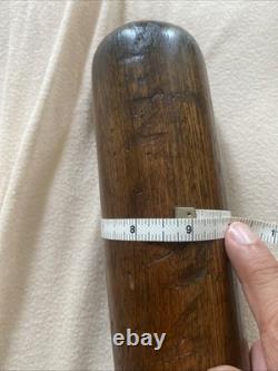 1890s-1900s Antique Vtg Baseball Bat Town Hall Thick Barrel Lathe Marks Turned 1890s-1900s Antique Vtg Baseball Bat Town Hall Thick Barrel Lathe Marks Turned