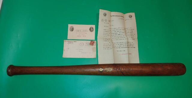 1907 A. G. Spalding 31 Gold Medal Vintage Baseball Bat With Letter