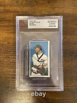 1909-11 T206 Polar Bear #137 Mickey Doolan/Batting BVG Authentic