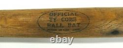 1909 Ty Cobb 30 Stadium Give Away Baseball Bat Vintage Louisville Slugger Era