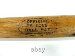 1909 Ty Cobb 30 Stadium Give Away Baseball Bat Vintage Louisville Slugger Era