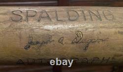 1910 1920s RARE 34 SPALDING AUTOGRAPH Vintage JOE DUGAN Baseball Bat YANKEES EX