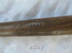 1916-1933 AL SIMMONS 40 A. S HICKORY 34 Louisville Slugger VTG Baseball Bat