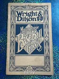 1916 Wright & Ditson Major League Baseball Goods Vintage Brochure Babe Ruth