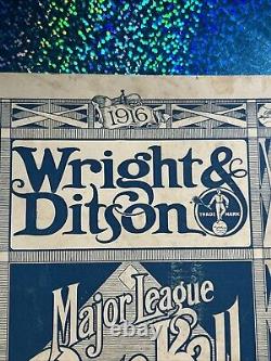 1916 Wright & Ditson Major League Baseball Goods Vintage Brochure Babe Ruth