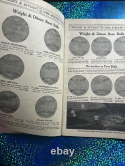1916 Wright & Ditson Major League Baseball Goods Vintage Brochure Babe Ruth 1916 Wright & Ditson Major League Baseball Goods Vintage Brochure Babe Ruth