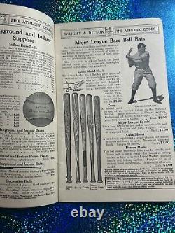 1916 Wright & Ditson Major League Baseball Goods Vintage Brochure Babe Ruth