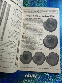 1916 Wright & Ditson Major League Baseball Goods Vintage Brochure Babe Ruth