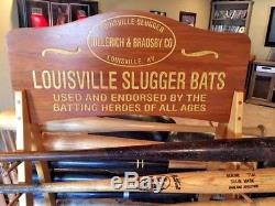 1920 Vintage Louisville Slugger Baseball bat store display (reproduction)
