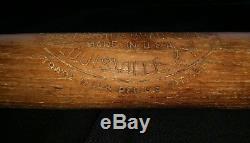 1920s LOUISVILLE SLUGGER Baseball Diamond BAT 33 vtg old antique RARE uncracked