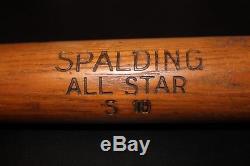 1920s Vintage SPALDING ALL STAR 33 Antique Thick Heavy Baseball Bat