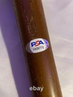 1922-25 George Sisler Game Used MEARS A7 Baseball Bat PSA / MEARS COA HOF
