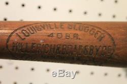 1925-28 BABE RUTH 34 Louisville Slugger 40 B. R VTG Baseball Bat Solid