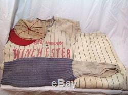 1927 Winchester League Baseball Game Used Uniform bat ball glove old vtg antique