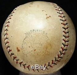 1928 WILLIE KAMM Single SIGNED OAL Baseball CHICAGO WHITE SOX Team 1920s vtg