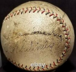 1930 HANK GREENBERG ROOKIE Detroit Tigers Team Signed OAL Ball vtg HOF Gehringer