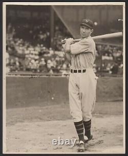 1930's LEFTY O'DOUL Batting Large Vintage Baseball Photo ONE OF HIS BEST