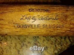 1930's Lefty O'doul 35 Powerized 125 L. O Louisville Slugger Vtg Baseball Bat