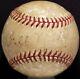 1930s Bill Nicholson Signed Onl Frick Spalding Baseball Vtg Chicago Cubs Team