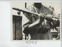 1935 Joe Cronin Baseball Hall Of Fame Vintage Photo 7x9 Inches Bat Holding