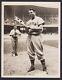 1938 Jimmie Foxx Red Sox Slugger With Huge Bat Vintage Baseball Photo
