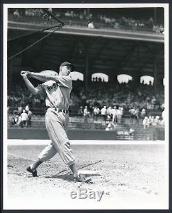 1939 TED WILLIAMS Red Sox Rookie Vintage Baseball Batting Photo (old re-strike)