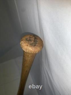 1940s Vintage Japanese Hagoromo Bamboo Professional Baseball Bat Shimizu Japan