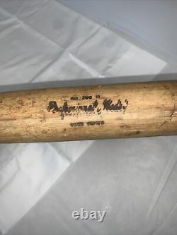 1940s Vintage Japanese Hagoromo Bamboo Professional Baseball Bat Shimizu Japan