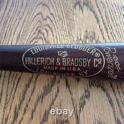 1949 Baseball Hall of Fame Limited /500 Vintage Louisville Slugger H&B 125 Bat