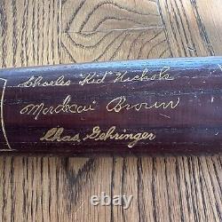 1949 Baseball Hall of Fame Limited /500 Vintage Louisville Slugger H&B 125 Bat