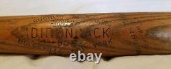 1950s JOE GARAGIOLA Signed Inscribed Adirondack 36 BAT St Louis Cardinals vtg