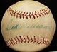 1950s Ted Williams Single Signed Baseball Boston Red Sox Team Vtg Auto Hof