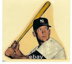 1956-1957 Mac Boy Decal Mickey Mantle Vintage Bat Label Sticker Macboy