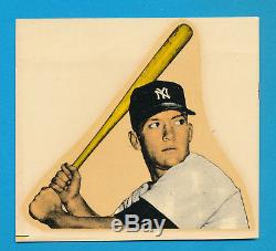 1956-1957 Mac Boy Decal Mickey Mantle Vintage Bat Label Sticker Macboy Sku Blue