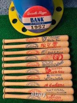 1957 AMERICANl VAN DINE Louisville RARE (10) Bat Bank Near MINT