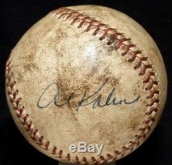 1960 AL KALINE & ROCKY COLAVITO Signed Baseball DETROIT TIGERS TEAM vtg HOF
