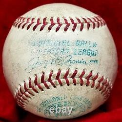 1960s OAL Reach Joe Cronin Ball Denny McLain Signed 1968 Detroit Tigers Team vtg