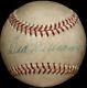 1960s Ted Williams Signed Oal Cronin Baseball Auto Boston Red Sox Team Vtg