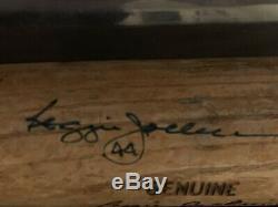 1960s Vintage Reggie Jackson Signed Louisville Slugger BasebalL Bat Autograph