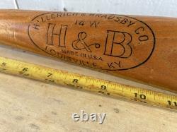 1961-64 Vintage Mickey Mantle Hillerich & Bradsby Co. Store Model 114w Bat 34.5