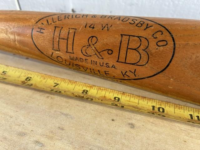 1961-64 Vintage Mickey Mantle Hillerich & Bradsby Co. Store Model 114w Bat 34.5
