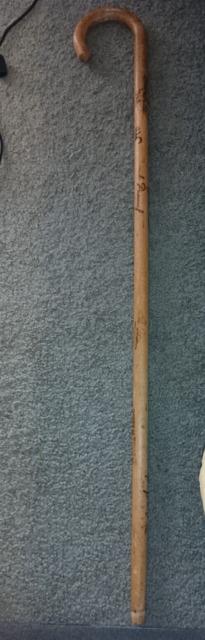 1965 World Series Baseball Twins Louisville Slugger Cane With11 Signatures Rare