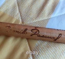 1965 world series baseball twins louisville slugger cane with11 signatures RARE