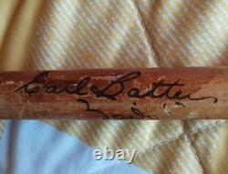 1965 world series baseball twins louisville slugger cane with11 signatures RARE