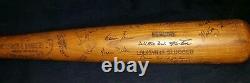 1967 Detroit Tigers Team SIGNED Baseball GAME ISSUED BAT hof AL KALINE vtg 1968