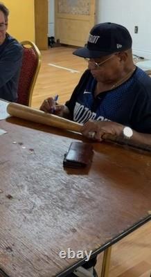 1969-72 WILLIE HORTON Signed GAME USED Bat Detroit Tigers Team vtg 60s 70s